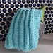 Zipper Rib Stitch Dishcloth pattern 
