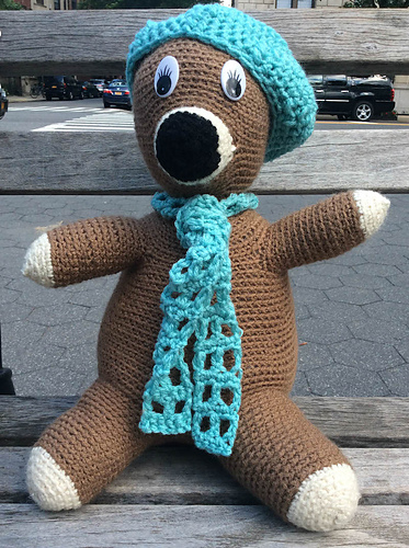 Huggable Pal with Beret and Scarf photo 2