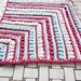 Rosettes and Ridges Washcloth pattern 
