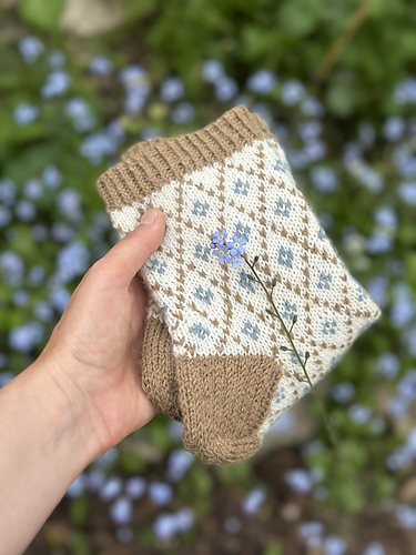 Forget-me-not Socks