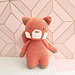 Chestnut the Red Panda pattern 
