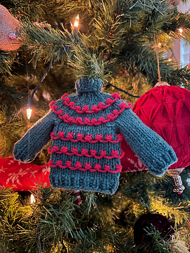 Very Merry Christmas Knit Sweater Ornament photo 4