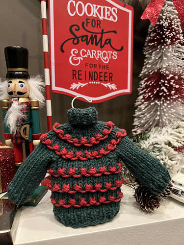 Very Merry Christmas Knit Sweater Ornament photo 5
