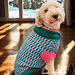 Pixel Pop Puppy Sweater pattern 