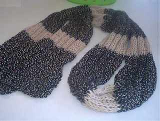 Ravelry: MarnieGz's Basic 2 Color Rib Scarf