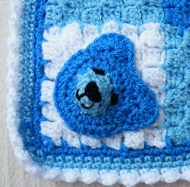 Ravelry Maryfairy's C2C Blue Gingham Baby Blanket For Teddy
