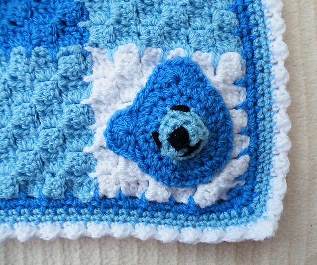 Ravelry Maryfairy's C2C Blue Gingham Baby Blanket For Teddy