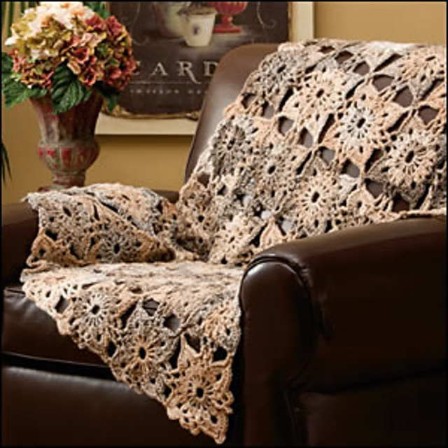 Ravelry Caramel Throw pattern by Cindy Adams