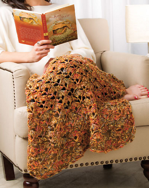 Ravelry Afternoon Tea Lap Robe pattern by Cindy Adams