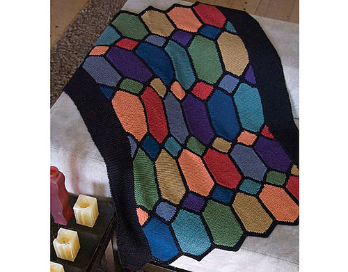 Stained Glass Afghan (Knit) photo 1