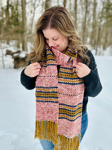 Winter Blooms Scarf