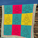Blast Off (Rocket) Baby Blanket pattern