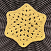 Wish Upon A Shimmering Star Coaster pattern