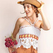 The Kalmia Top pattern 
