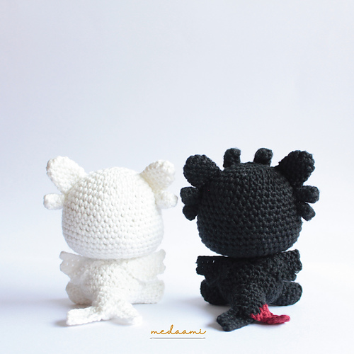 Toothless Drage Night Fury Amigurumi - Imelda Liputri