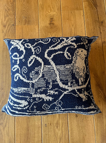 Celtic Otter Cushion - Cathy Dobson