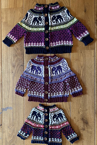 Ravelry: Elephant Cardigan for Baby pattern by Cathy Dobson
