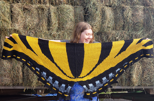 ravelry butterfly shawl