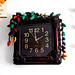 Leaves Clock Decoration pattern 