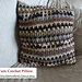Scrap Yarn Crochet Pillow photo 3