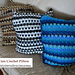 Scrap Yarn Crochet Pillow photo 2