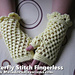 Fingerless gloves - Butterfly stitch photo 2