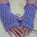 Fingerless gloves - Butterfly stitch photo 3