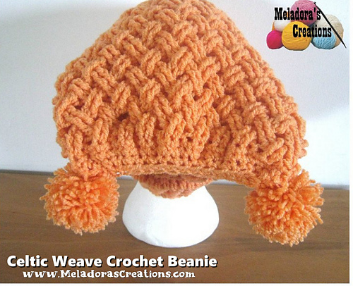 Celtic Weave Crochet Hat photo 1