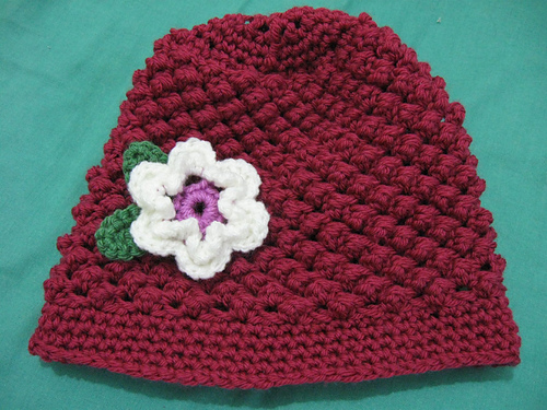 Raspberry Stitch Beanie photo 1