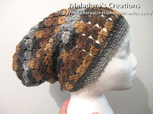 Cluster Stitch Slouch Hat photo 1