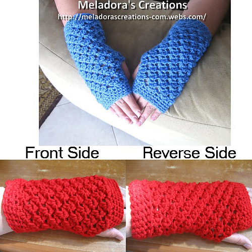 Angel Stitch Fingerless Gloves photo 8