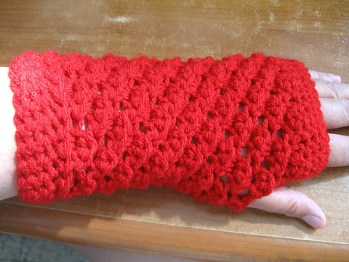 Angel Stitch Fingerless Gloves photo 9