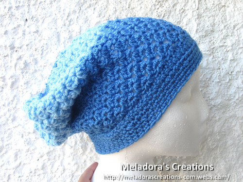 Angel Stitch Slouch hat photo 4