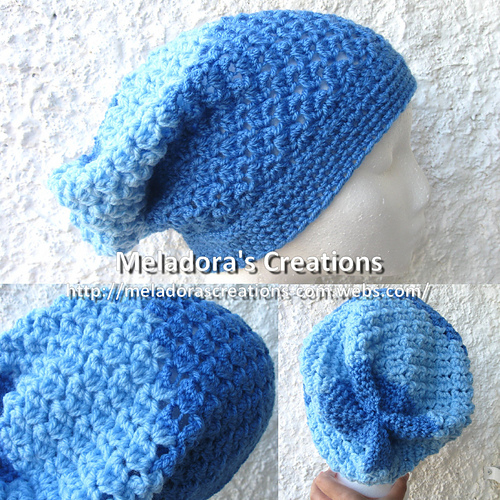 Angel Stitch Slouch hat photo 1
