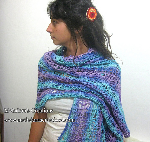 Square Sun Lacy Shawl photo 7