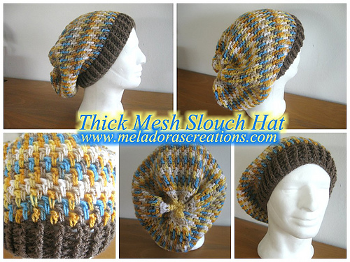 Thick Mesh Slouch Hat photo 6