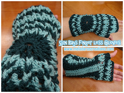 Sun Rays Finger less Gloves photo 3