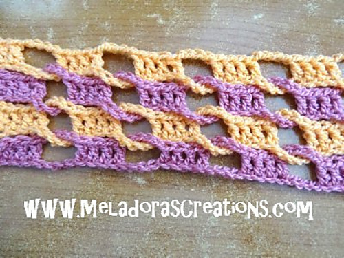 Single Weave and Link Stitch photo 3