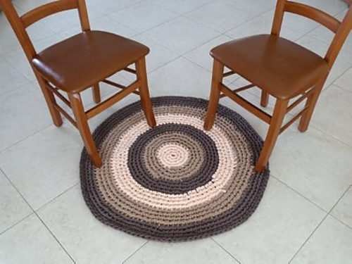 T- Shirt Yarn Round Rug photo 6