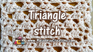 Triangle Stitches Ravelry: Triangle Stitch pattern by Meladoras Creations