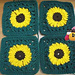 Sunflower Granny Square photo 3