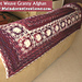 Basket weave Granny Afghan photo 4