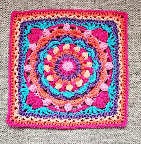 Made Me Smile Afghan Square