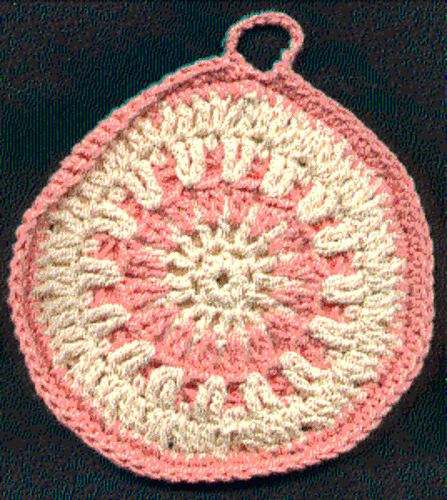 Peaches and Cream Potholder photo 2