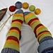 Happy Scrappy Socks pattern 