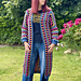 Granny Stripes Flexi Hexi Longline Cardi pattern