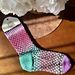 Pixelia socks pattern 