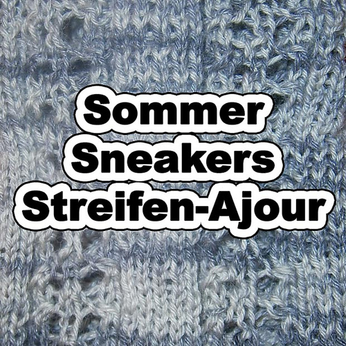 Sommer Sneakers - Ajourstreifen photo 2