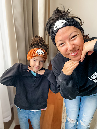 Skalleheadband - The Messy Bun Witch