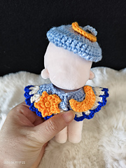 Star & Moon Cape and Hat Set — front view